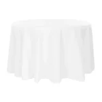Față de masă rotundă albă 3,6 m