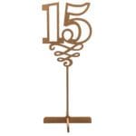 Numar masa Light Wood