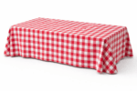 Fata de masa in carouri rosii 3.4*2.5 m