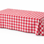 Fata de masa in carouri rosii 3.4*2.5 m