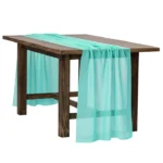 Traversa voal turquoise